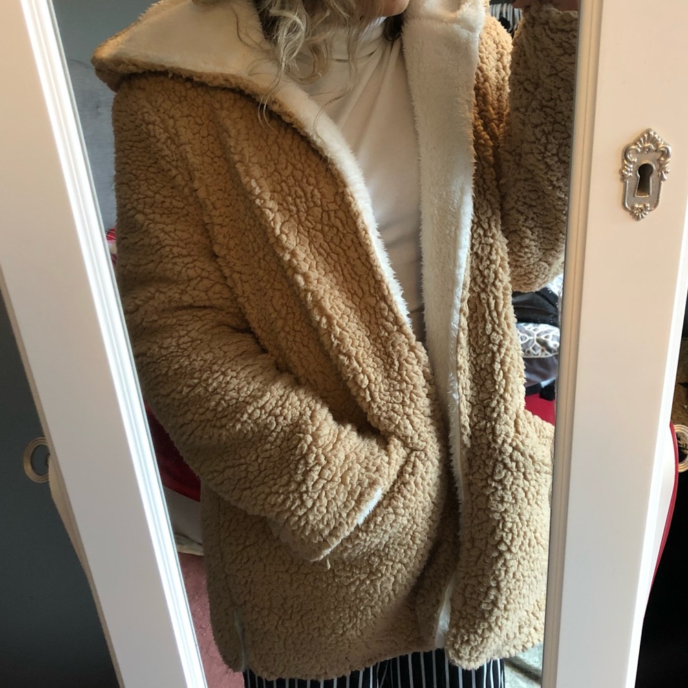 Plush coat